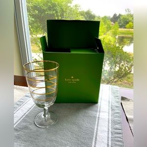 Lenox Kate Spade Melrose Ave Set of 2 Wine Glasses